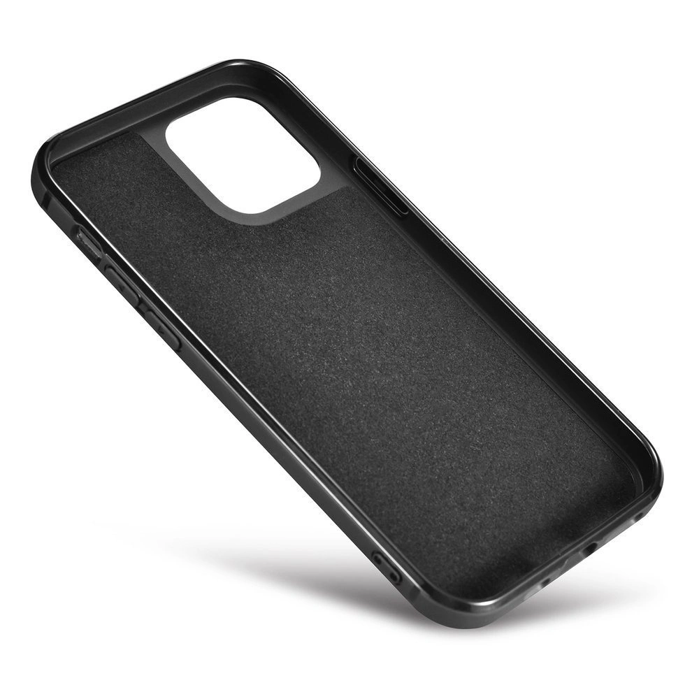Hurtownia GSM - Case iCarer Lederölwachs für Apple iPhone 12 mini schwarz - ICR261 - {ean13} - Hurt