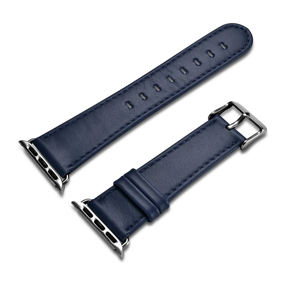 Hurtownia GSM - Pasek iCarer Leather Vintage Apple Watch 4/5/6/7/SE/8/9/10 40/41/42mm sötétkék - ICR262 - {ean13} - Hurt