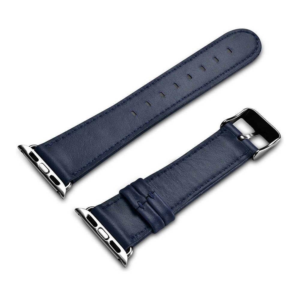 Hurtownia GSM - iCarer Leder Vintage Apple Watch 4/5/6/7/SE/8/9/10 40/41/42mm dunkelblau - ICR262 - {ean13} - Hurt