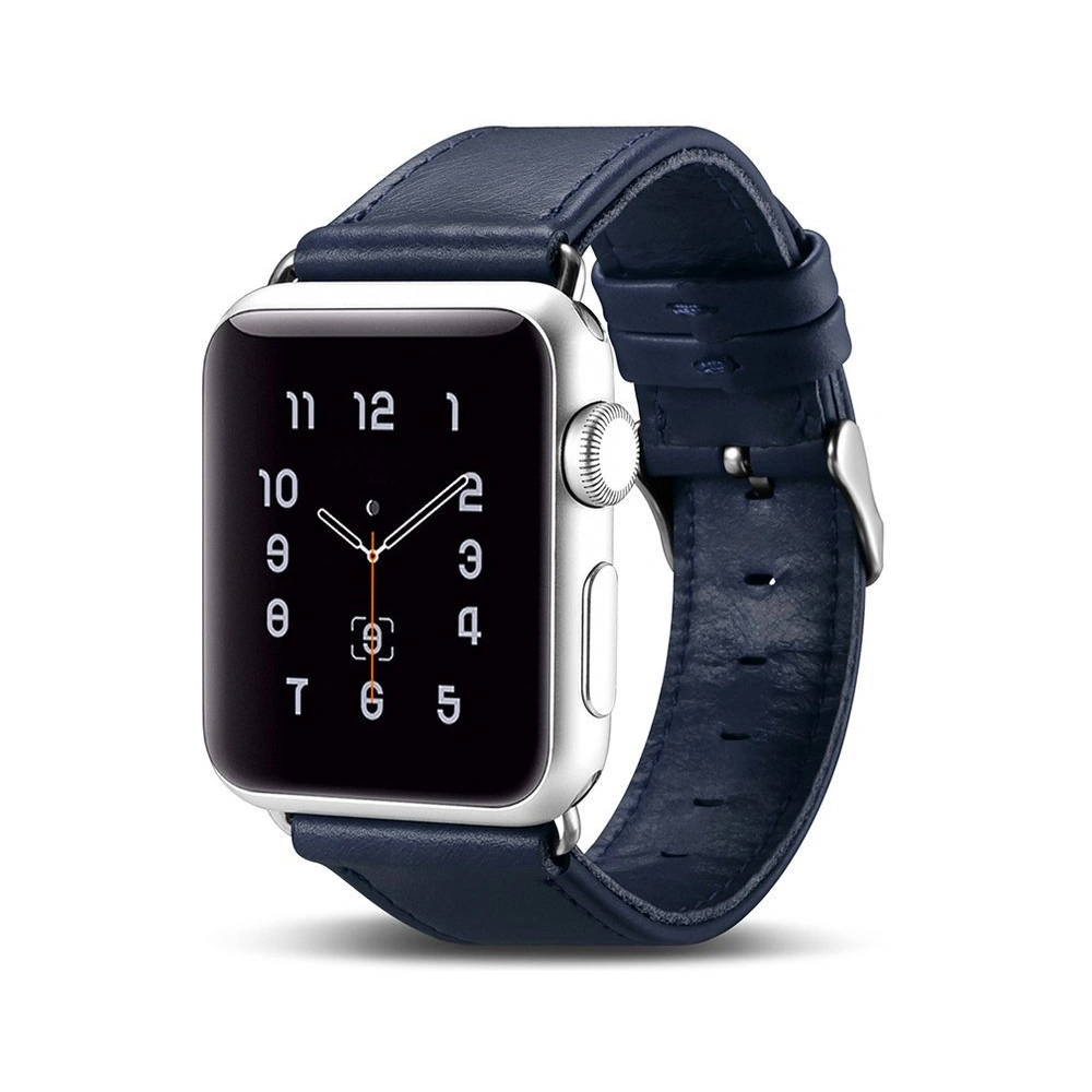 Hurtownia GSM - iCarer Leder Vintage Apple Watch 4/5/6/7/SE/8/9/10 40/41/42mm dunkelblau - ICR262 - {ean13} - Hurt