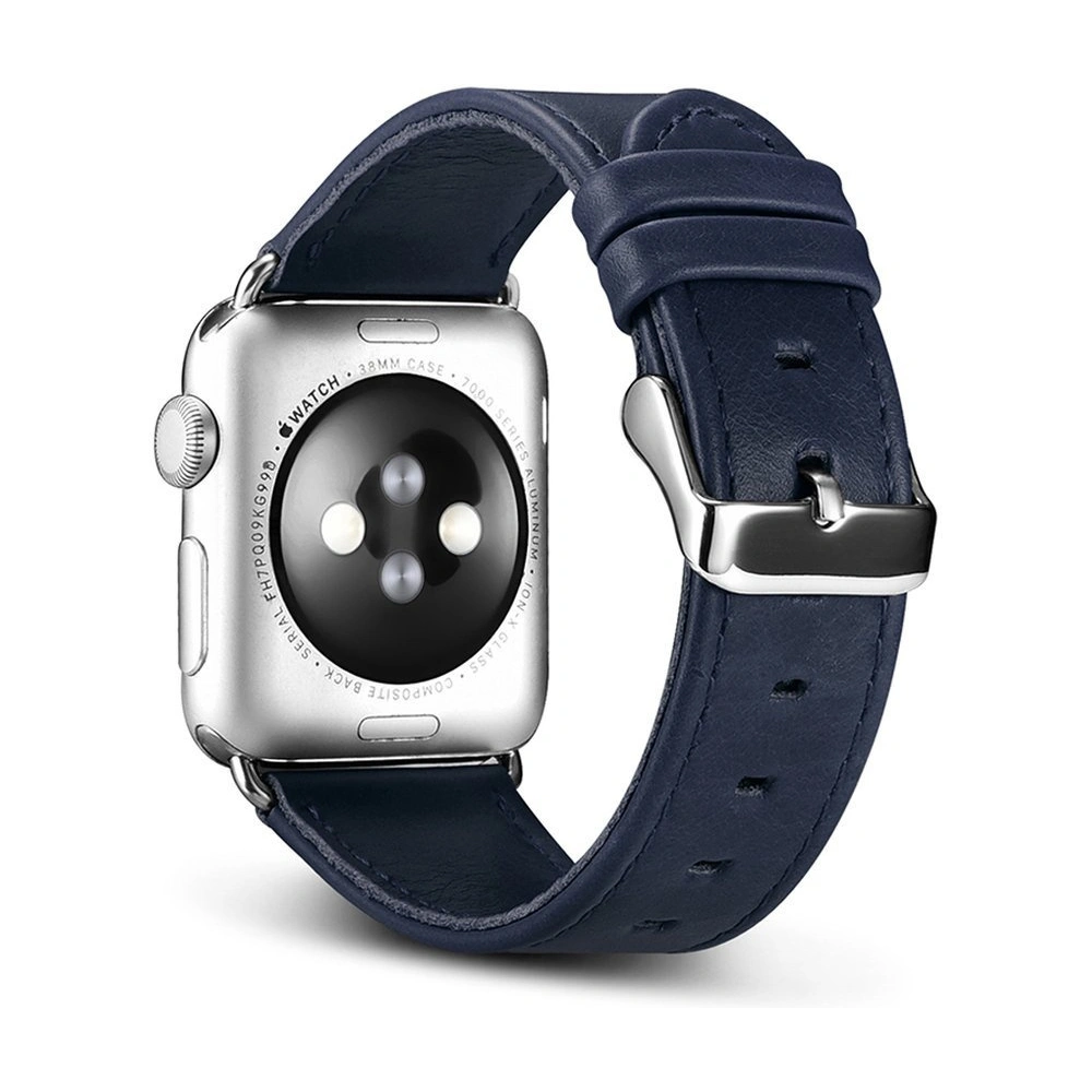 Hurtownia GSM - Pasek iCarer Leather Vintage Apple Watch 4/5/6/7/SE/8/9/10 40/41/42mm sötétkék - ICR262 - {ean13} - Hurt