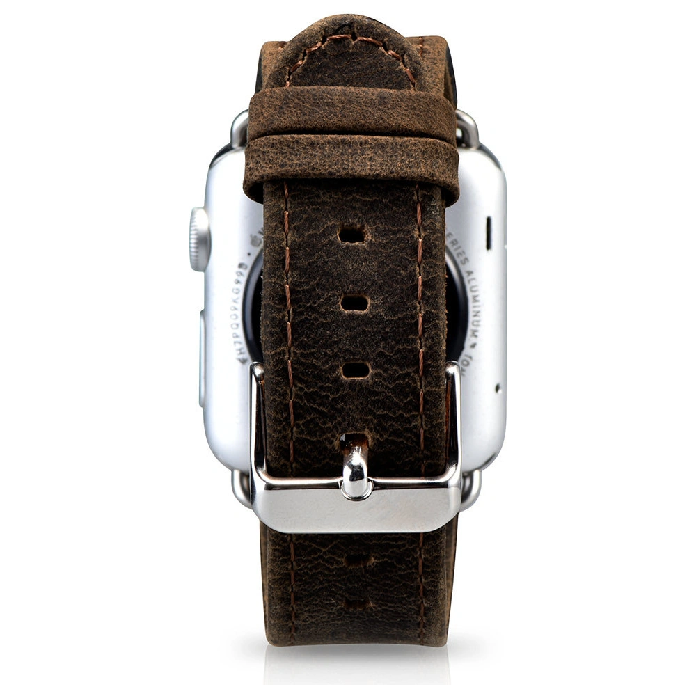 Hurtownia GSM - Pasek iCarer Bőr Crazy Horse Apple Watch 4/5/6/7/SE/8/9/10 40/41/42mm barna - ICR263 - {ean13} - Hurt