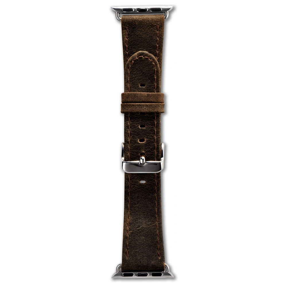 Hurtownia GSM - Pasek iCarer Bőr Crazy Horse Apple Watch 4/5/6/7/SE/8/9/10 40/41/42mm barna - ICR263 - {ean13} - Hurt
