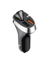 Autós töltő Joyroom 2x USB + Bluetooth fejhallgató 5.0 30W 2.1 A Quick Charge 3.0 fekete (JR-CP2)