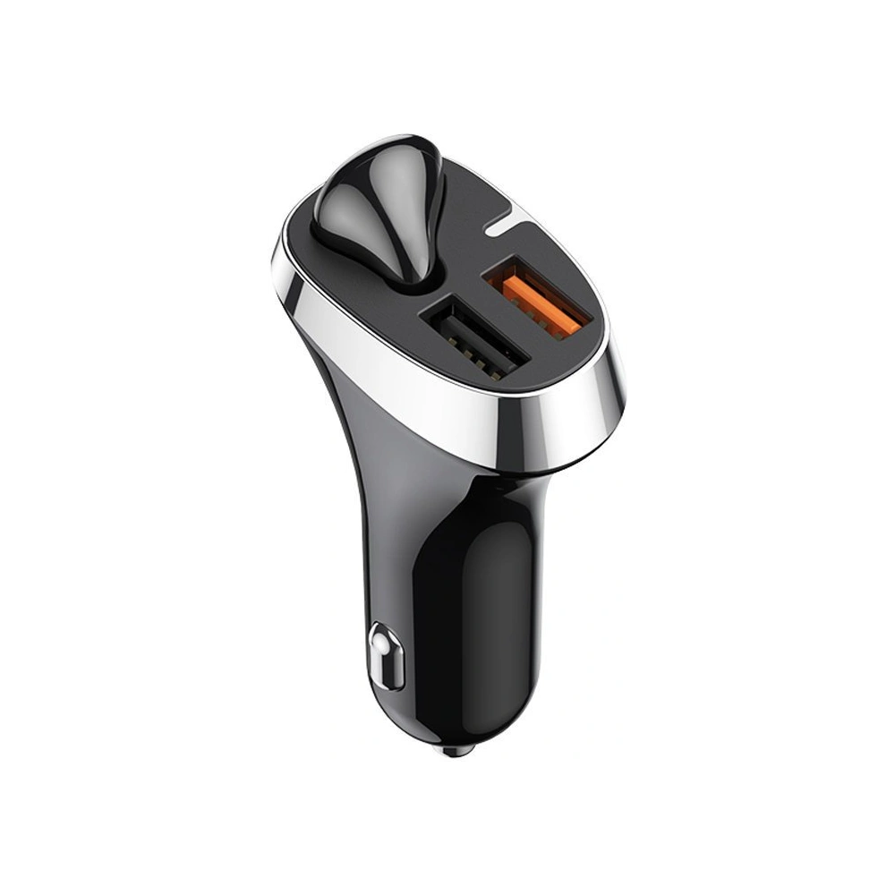Hurtownia GSM - Autonabíječka Joyroom 2x USB + Bluetooth sluchátka 5.0 30W 2.1 A Quick Charge 3.0 černá (JR-CP2) - JYR561 - {ean13} - Hurt