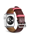 Hurtownia GSM - iCarer Leder Apple Watch 4/5/6/7/SE/8/9/Ultra 44/45/49mm braun-rosa - ICR265 - {ean13} - Hurt