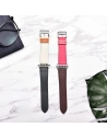 Hurtownia GSM - Pasek iCarer Leather Apple Watch 4/5/6/7/SE/8/9/Ultra 44/45/49mm brązowo-różowy - ICR265 - {ean13} - Hurt