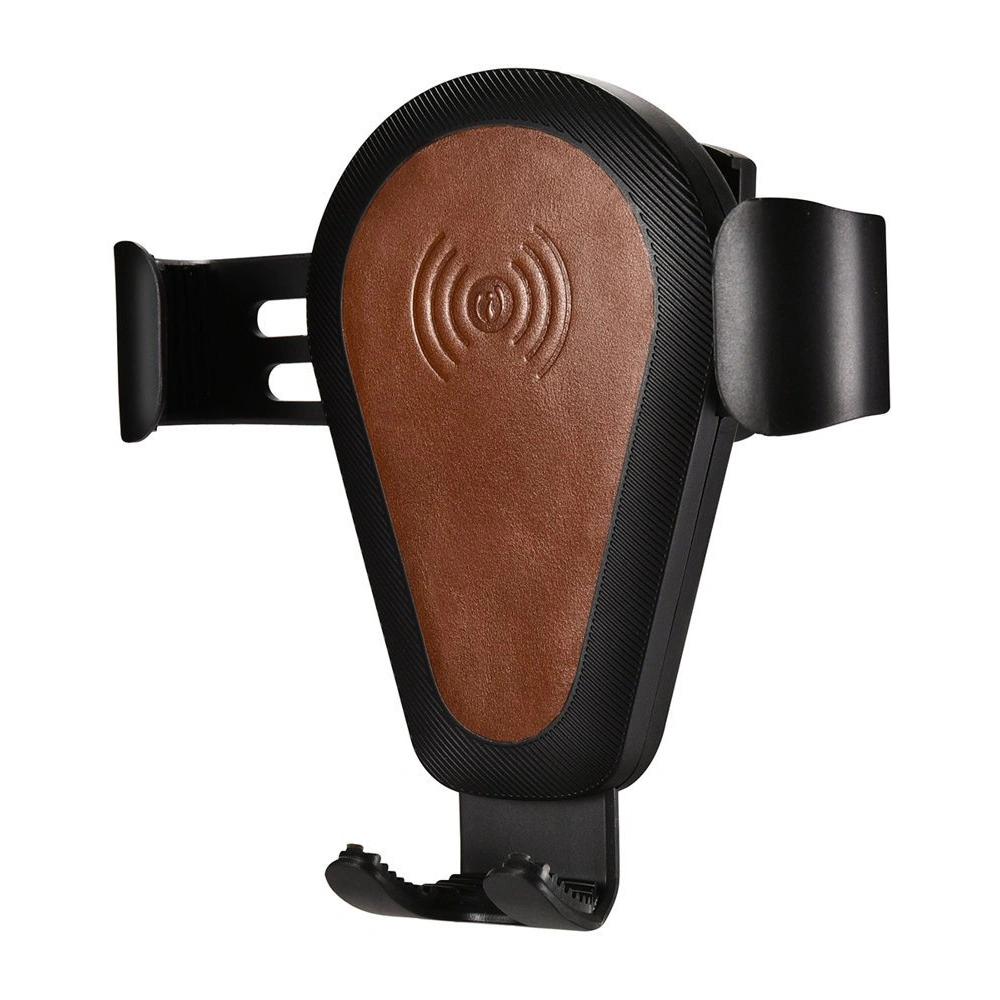 Hurtownia GSM - Uchwyt samochodowy z ładowarką bezprzewodową iCarer Qi 10W Air Vent brązowy - ICR266 - {ean13} - Hurt