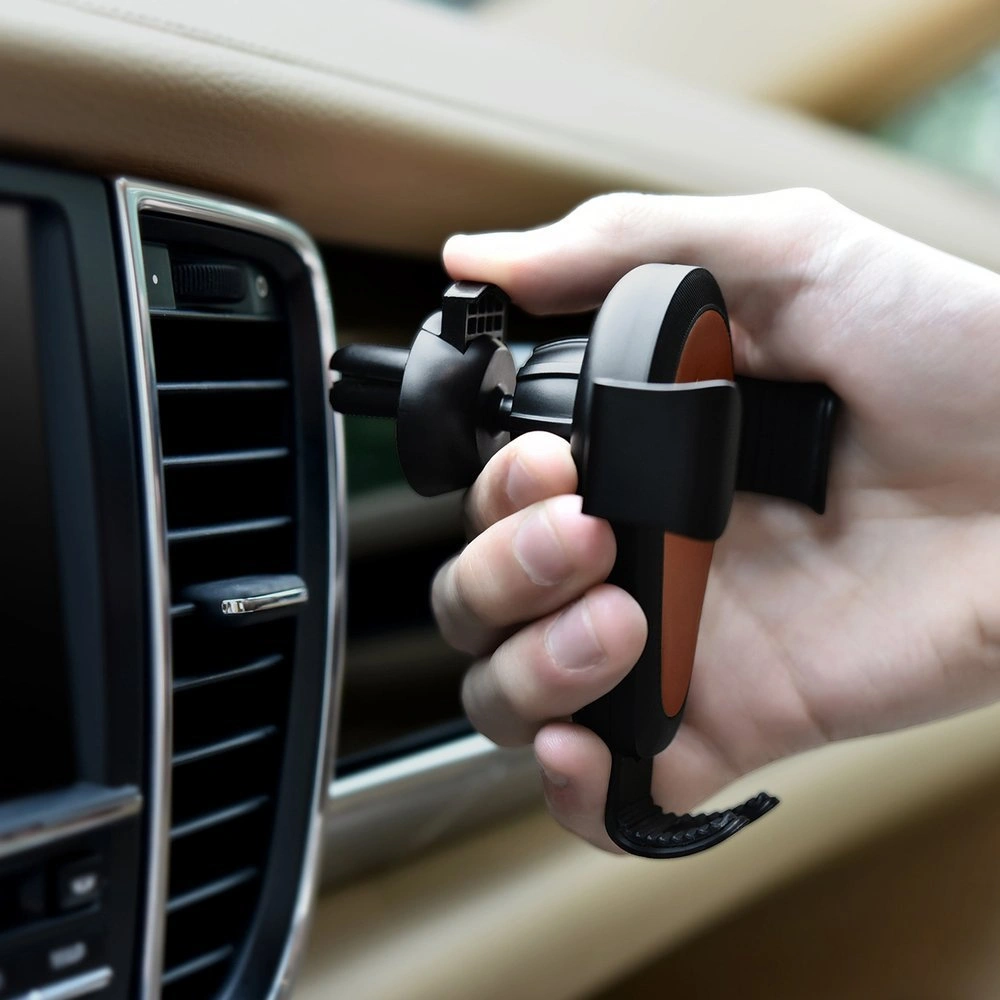 Hurtownia GSM - Upevnění do auta s bezdrátovou nabíječkou iCarer Qi 10W Air Vent hnědé - ICR266 - {ean13} - Hurt