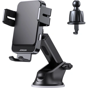 Wholesale Joyroom Qi 15W automatic car charger holder + wireless charger (dashboard and air vent) black (JR-ZS219) - JYR564 - {ean13} - Hurt