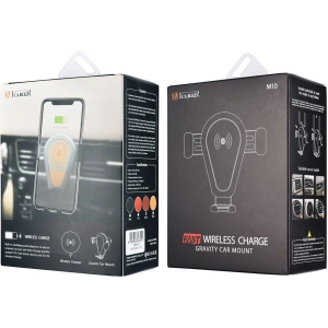 Uchwyt samochodowy z ładowarką bezprzewodową iCarer Qi 10W Air Vent czarny