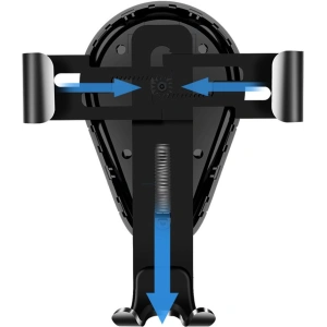 Uchwyt samochodowy z ładowarką bezprzewodową iCarer Qi 10W Air Vent czarny