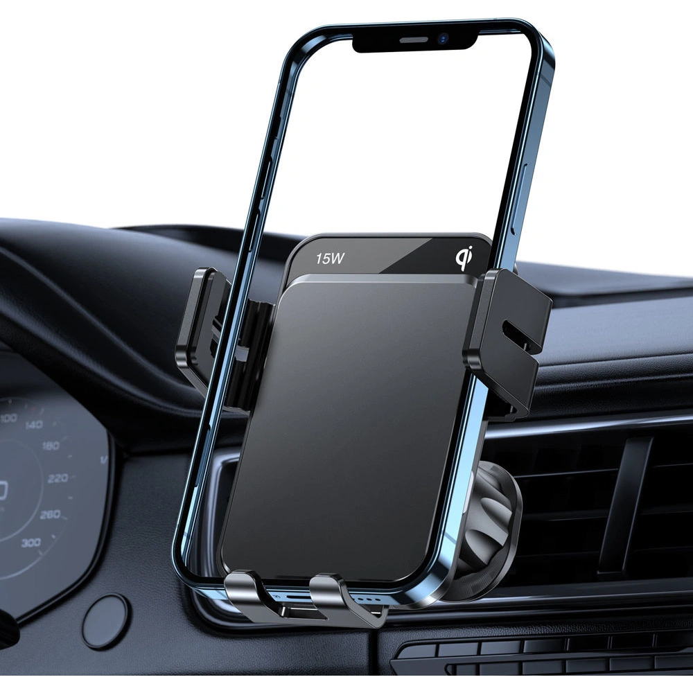 Hurtownia GSM - Auto-Halterung mit kabellosem Ladegerät Joyroom Qi 15W für Armaturenbrett/Belüftungsgitter schwarz (JR-ZS219) - JYR564 - {ean13} - Hurt