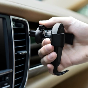 Uchwyt samochodowy z ładowarką bezprzewodową iCarer Qi 10W Air Vent czarny