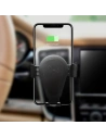 Wholesale Car Mount Wireless Charger iCarer Qi 10W Air Vent black - ICR267 - {ean13} - Hurt