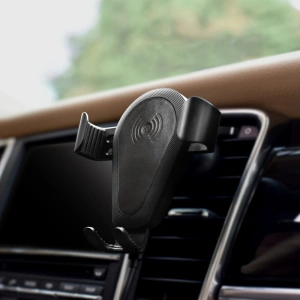 Uchwyt samochodowy z ładowarką bezprzewodową iCarer Qi 10W Air Vent czarny