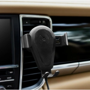 Uchwyt samochodowy z ładowarką bezprzewodową iCarer Qi 10W Air Vent czarny