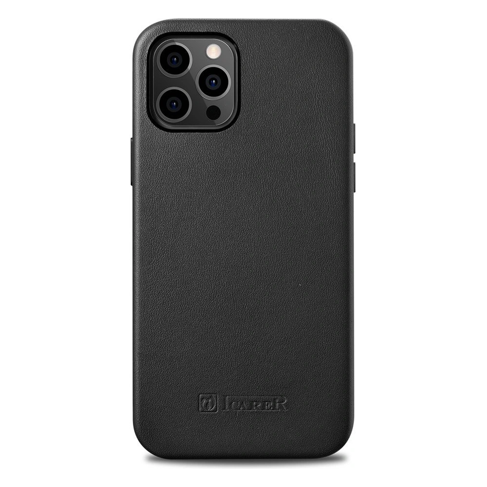 Hurtownia GSM - Etui iCarer bőr MagSafe Apple iPhone 12 mini fekete - ICR269 - {ean13} - Hurt