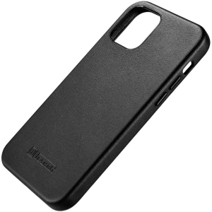 Hurtownia GSM - Etui iCarer Case Leather MagSafe Apple iPhone 12 mini czarny - ICR269 - {ean13} - Hurt