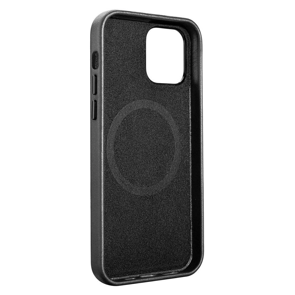 Hurtownia GSM - Case iCarer Case Leder MagSafe Apple iPhone 12 mini schwarz - ICR269 - {ean13} - Hurt