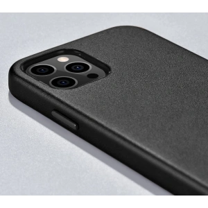 Hurtownia GSM - Case iCarer Case Leder MagSafe Apple iPhone 12 mini schwarz - ICR269 - {ean13} - Hurt