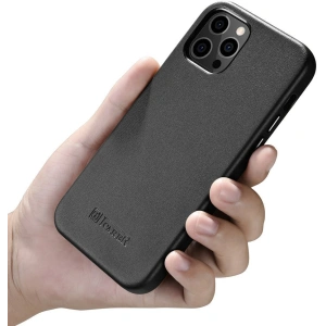Hurtownia GSM - Etui iCarer Case Leather MagSafe Apple iPhone 12 mini czarny - ICR269 - {ean13} - Hurt
