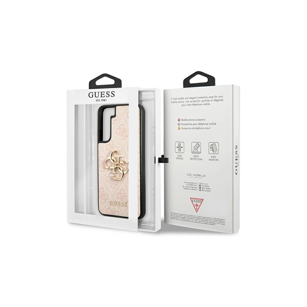 Hurtownia GSM - Case Guess GUHCS23M4GMGPI Samsung Galaxy S23+ Plus rosa/pink Hardcase 4G Big Metal Logo - GUE2372 - {ean13} - Hurt