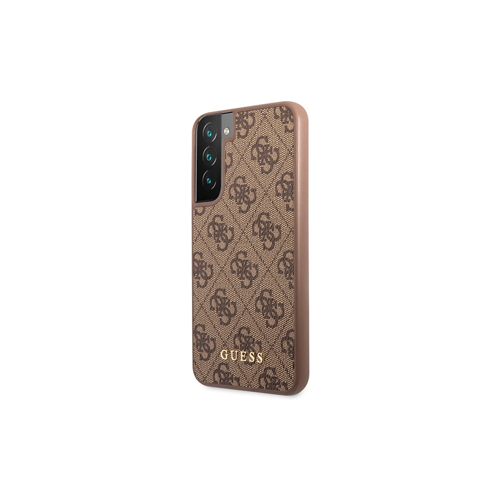 Hurtownia GSM - Etui Guess GUHCS23MG4GFBR Samsung Galaxy S23+ Plus brązowy/brown hard case 4G Metal Gold Logo - GUE2373 - {ean13} - Hurt