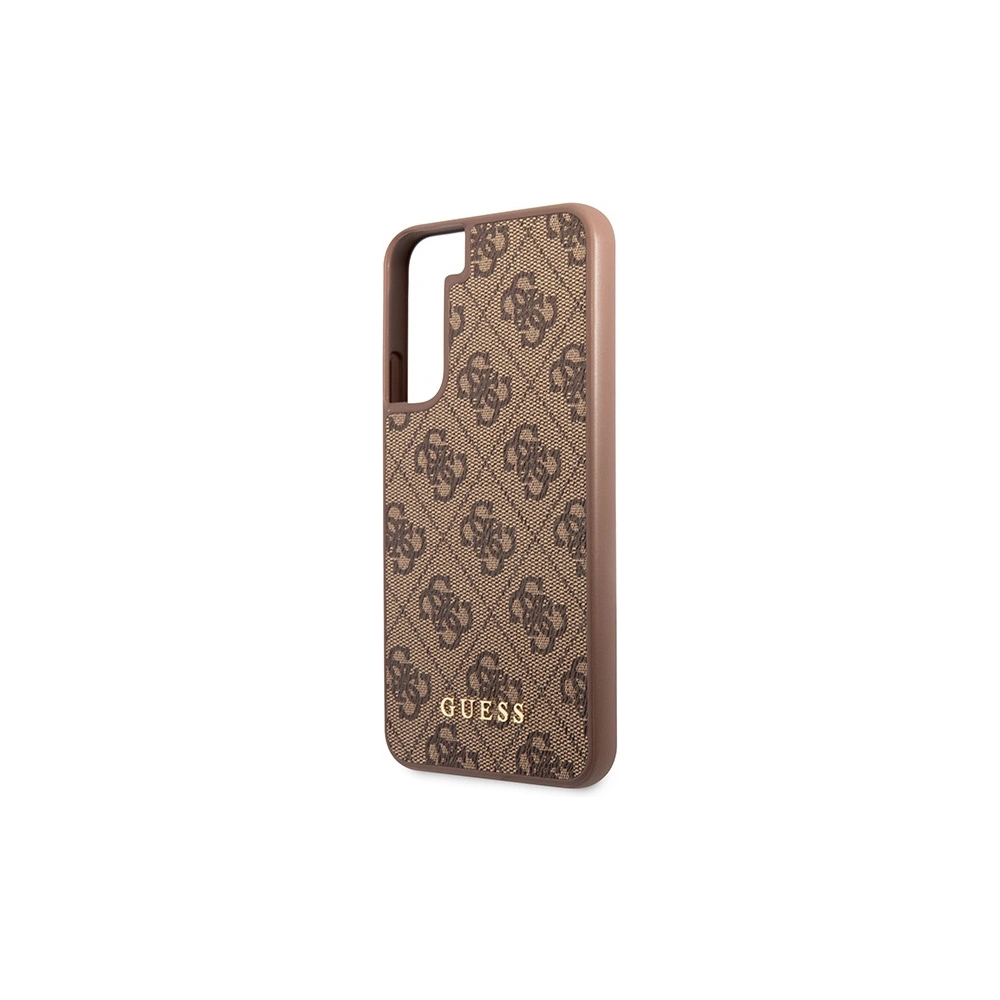 Hurtownia GSM - Etui Guess GUHCS23MG4GFBR Samsung Galaxy S23+ Plus brązowy/brown hard case 4G Metal Gold Logo - GUE2373 - {ean13} - Hurt