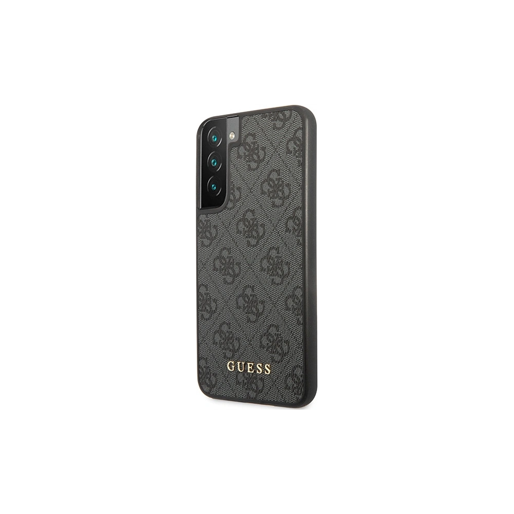Hurtownia GSM - Case Guess GUHCS23MG4GFGR Samsung Galaxy S23+ Plus grau/grey Hardcase 4G Metall Gold Logo - GUE2374 - {ean13} - Hurt