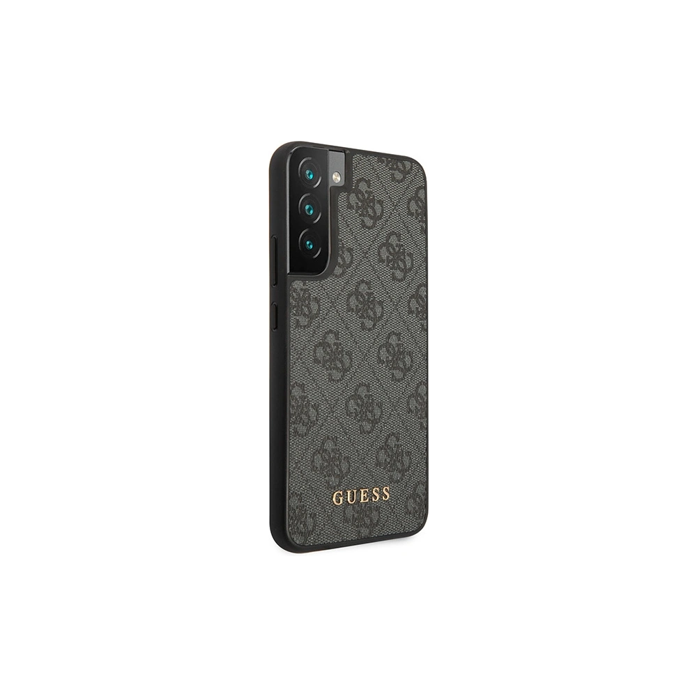 Hurtownia GSM - Case Guess GUHCS23MG4GFGR Samsung Galaxy S23+ Plus grau/grey Hardcase 4G Metall Gold Logo - GUE2374 - {ean13} - Hurt