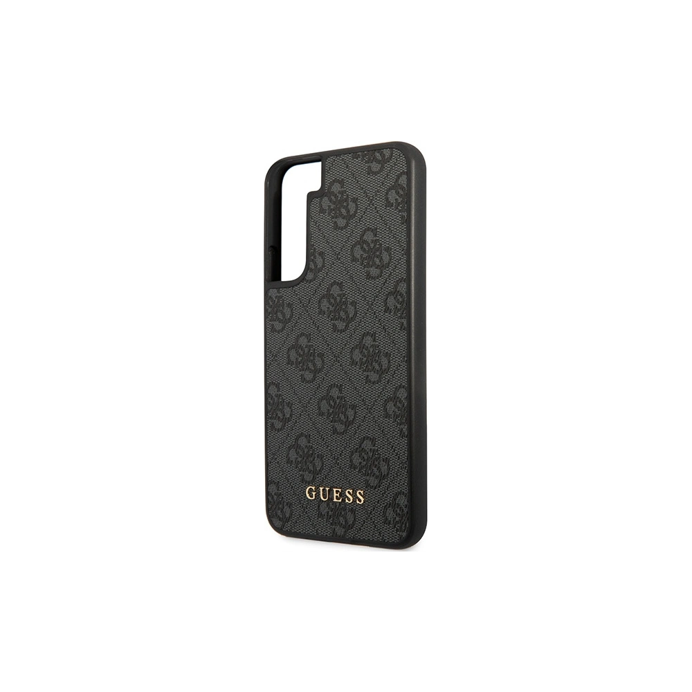 Hurtownia GSM - Case Guess GUHCS23MG4GFGR Samsung Galaxy S23+ Plus grau/grey Hardcase 4G Metall Gold Logo - GUE2374 - {ean13} - Hurt