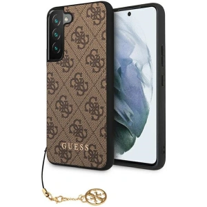 Etui Guess GUHCS23MGF4GBR Samsung Galaxy S23+ Plus brązowy/brown hardcase 4G Charms Collection