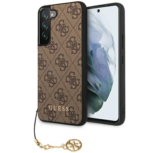 Etui Guess GUHCS23MGF4GBR Samsung Galaxy S23+ Plus brązowy/brown hardcase 4G Charms Collection