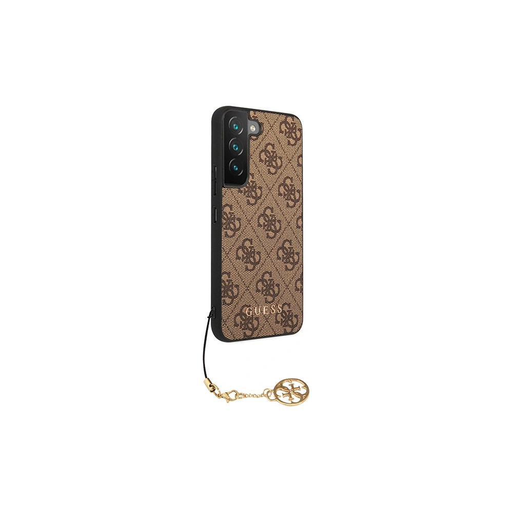 Hurtownia GSM - Etui Guess GUHCS23MGF4GBR Samsung Galaxy S23+ Plus barna/brown kemény tok 4G Charms Collection - GUE2375 - {ean13} - Hurt