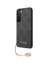Wholesale Guess GUHCS23MGF4GGR Samsung Galaxy S23+ Plus grey hardcase 4G Charms Collection - GUE2376 - {ean13} - Hurt