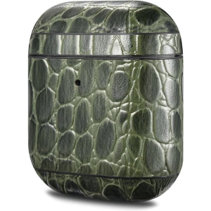 Hurtownia GSM - Etui iCarer Kožené Krokodýl Apple AirPods 2/1 zelené - ICR271 - {ean13} - Hurt