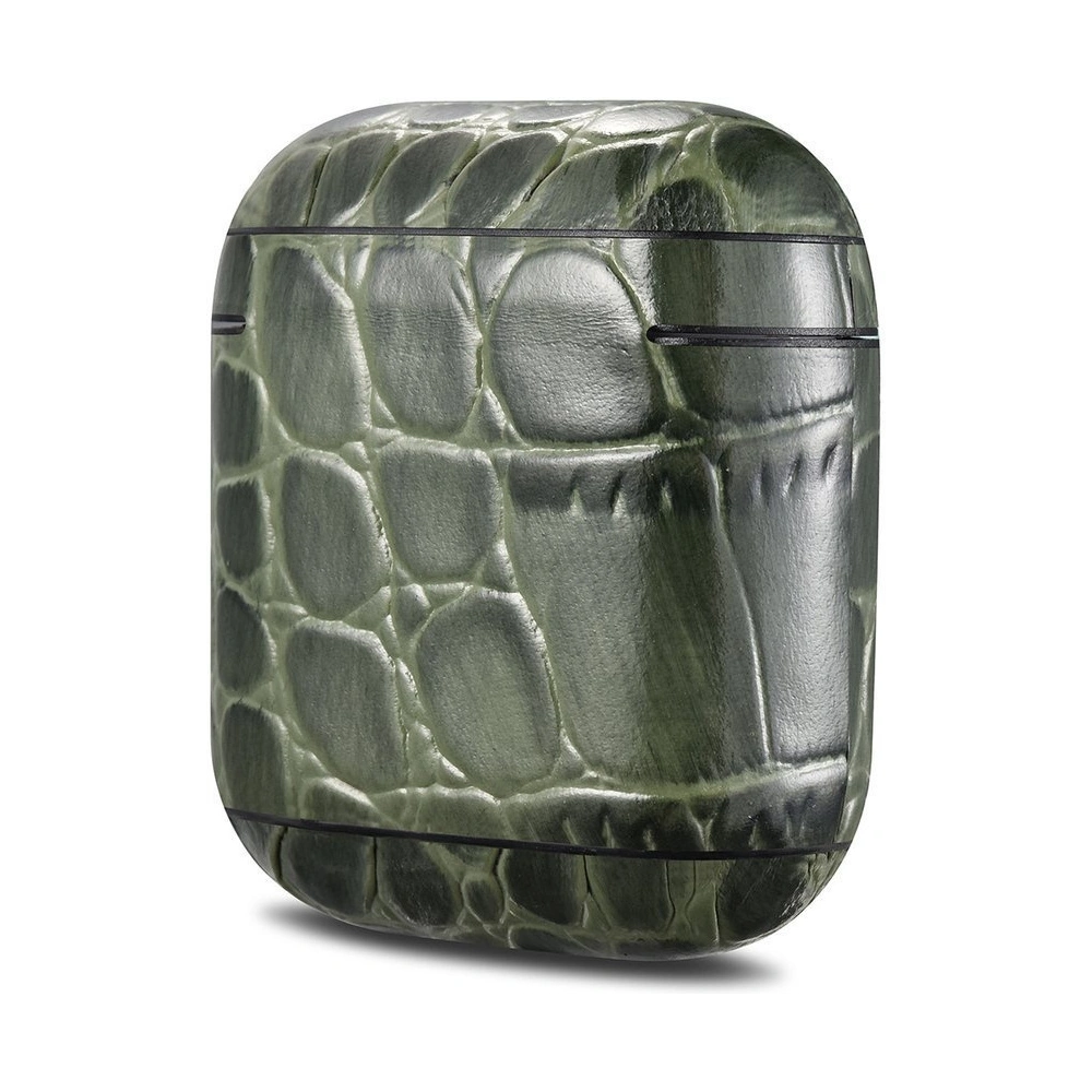 Hurtownia GSM - Case iCarer Leder Krokodil Apple AirPods 2/1 grün - ICR271 - {ean13} - Hurt