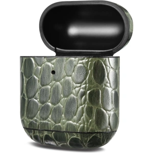 Hurtownia GSM - Etui iCarer Kožené Krokodýl Apple AirPods 2/1 zelené - ICR271 - {ean13} - Hurt