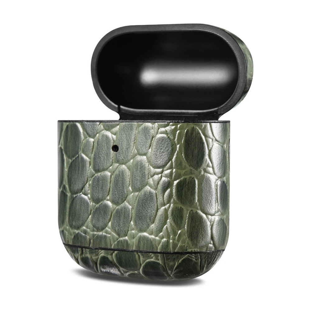 Hurtownia GSM - Etui iCarer bőr krokodil Apple AirPods 2/1 zöld - ICR271 - {ean13} - Hurt