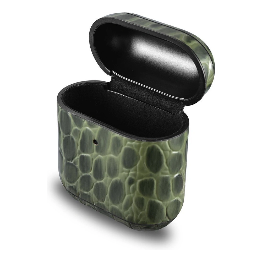 Hurtownia GSM - Etui iCarer bőr krokodil Apple AirPods 2/1 zöld - ICR271 - {ean13} - Hurt