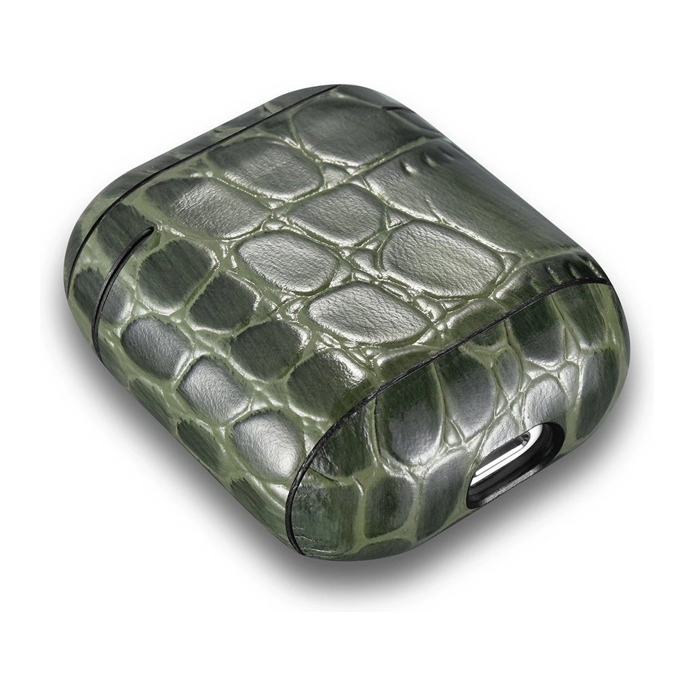 Hurtownia GSM - Etui iCarer bőr krokodil Apple AirPods 2/1 zöld - ICR271 - {ean13} - Hurt