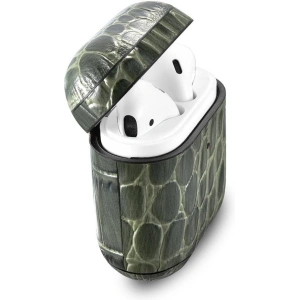 Hurtownia GSM - Etui iCarer bőr krokodil Apple AirPods 2/1 zöld - ICR271 - {ean13} - Hurt