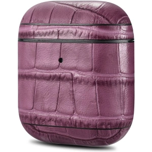 Hurtownia GSM - Etui iCarer Leather Bamboo Apple AirPods 2/1 fialová - ICR272 - {ean13} - Hurt