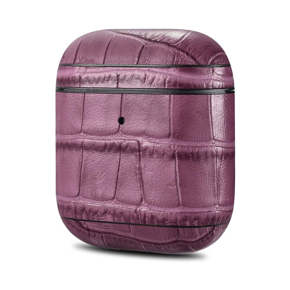 Hurtownia GSM - Etui iCarer Leather Bamboo Apple AirPods 2/1 fialová - ICR272 - {ean13} - Hurt