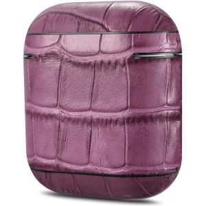Hurtownia GSM - Etui iCarer bőr bambusz Apple AirPods 2/1 lila - ICR272 - {ean13} - Hurt