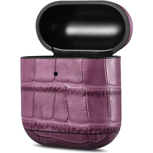 Hurtownia GSM - Etui iCarer Leather Bamboo Apple AirPods 2/1 fialová - ICR272 - {ean13} - Hurt