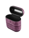Hurtownia GSM - Etui iCarer Leather Bamboo Apple AirPods 2/1 fialová - ICR272 - {ean13} - Hurt
