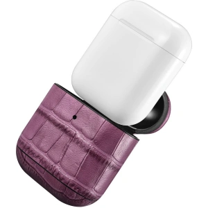 Hurtownia GSM - Etui iCarer Leather Bamboo Apple AirPods 2/1 fialová - ICR272 - {ean13} - Hurt