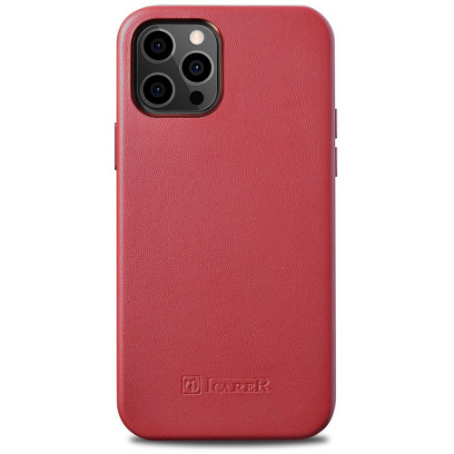iCarer Distributor - 6958955876253 - ICR273 - iCarer Case Leather MagSafe Apple iPhone 12 mini red - B2B homescreen